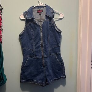 Rock & Roll Cowgirl Denim Jumpsuit